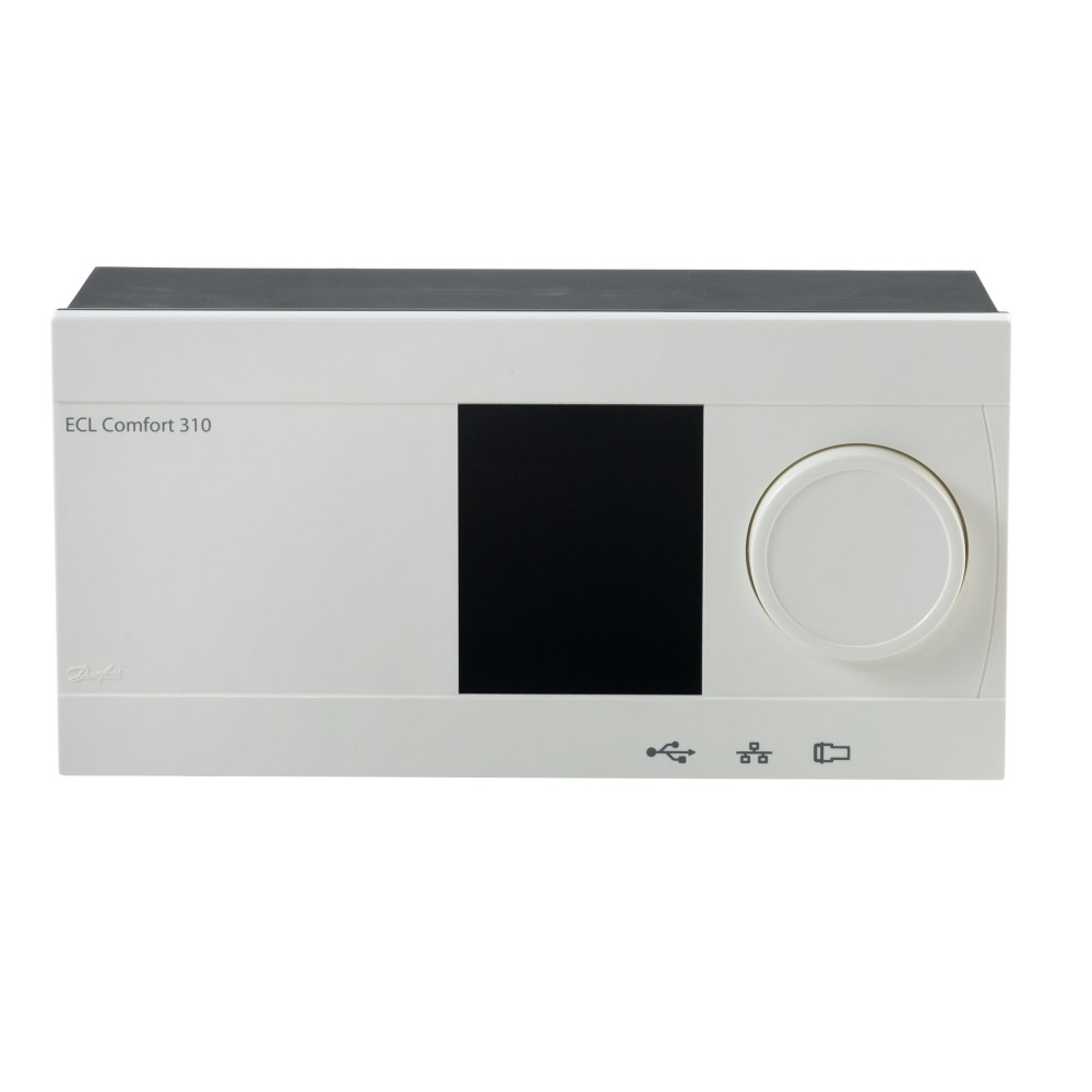 Регулятор температуры Danfoss ECL Comfort 310 087H3044 Modbus, Ethernet, M-bus 24В, электронный, для системы отопления или ГВС с дисплеем и кнопкой
