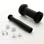 Комплект для инсталляции McAlpine ф90-260мм с манжетой, цвет черный FP45R-KIT3
