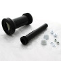 Комплект для инсталляции McAlpine ф90-260мм с манжетой, цвет черный FP45R-KIT3