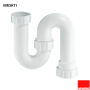 Сифон для мойки полнопроходной трубный McAlpine MRSK11 1 1/2"х40