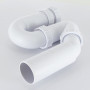 Сифон для раковины McAlpine MRSK12-50 трубный без выпуска