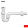 Сифон для раковины McAlpine MRSK14 (1 1/2"х40мм) трубный