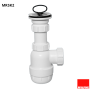 Сифон для раковины или мойки McAlpine MRSK2 1 1/2'х40мм бутылочный