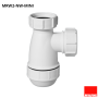 Сифон для раковины McAlpine MRW2-NW-MINI бутылочный 1 1/4"x32 мм