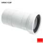 Гофра для унитаза 230-330мм McAlpine MRWC-F23P жесткий выпуск 110