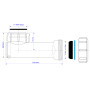 Сухой сифон для раковины McAlpine WHB1-32 MACVALVE 1 1/4 Ду32