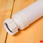 Гофра сифона McAlpine MRMF105S 290-500мм, 1 1/4"х40/50