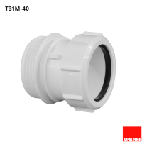 McAlpine T31M-40 Муфта переходная 1 1/2" х 40 мм компрес.