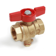 Кран шаровой для зонда 3/4" Giacomini R851T R851TY104 бабочка вр