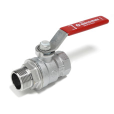Кран шаровой 1 1/2" Giacomini R854L R854LX027 ручка-рычаг внутренняя-наружная резьба