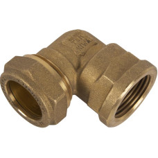 Уголок 90° В 22x3/4 Tiemme 1000017 обжим - резьба латунь