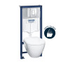 Унитаз с инсталляцией GROHE Rapid SL SOLIDO 39186000 комплект с кнопкой