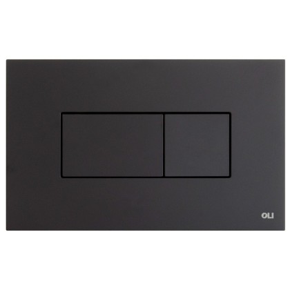 Кнопка смыва OLI KARISMA 641015, чёрная Soft touch — 641015