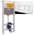Комплект OLI120 ECO SANITARBLOCK с панелью KARISMA, хром глянцевый — 879235pKA00