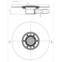 HL510NKH Корпус трапа DN40/50 с полимербитумным полотном