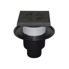HL310NG.2 трап для балконов и террас DN 50/75/110 решетка 137х137мм