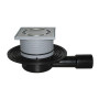 HL90.2 трап для балконов и террас DN 40/50 115х115мм горизонтальный выпуск