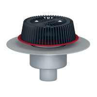 Воронка кровельная HL62.1PSafe/5 DN160 с электрообогревом