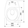 Комплект инсталляции Geberit Duofix Plattenbau 458.122.2U.1 с подвесным унитазом Kolo Idol