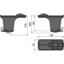 Комплект гидрозатворов Alcaplast P095 SMART