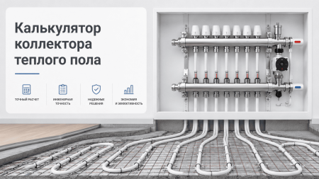 Калькулятор коллектора теплого пола