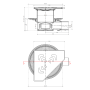 Душевой трап Pestan Confluo Standard Angle 1 13000013, для угловой установки, решетка 20х20см
