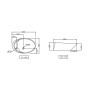 Jaquar Vignette VGS-WHT-81931N Накладная раковина