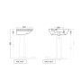 Jaquar QNS-WHT-7801 Подвесная раковина