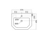 Jaquar QNS-WHT-7801 Подвесная раковина