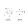 Jaquar Fusion FSS-WHT-29901 Накладная раковина d47см