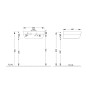 Artize LXS-WHT-67801 Подвесная раковина 53х45см