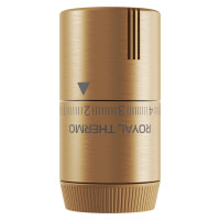 Термостатическая головка жидкостная Royal Thermo Design M30×1,5 (золото матовое), арт. RATHDN13015GM