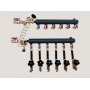 Этажный коллектор TES UDFC-50-6L-25-20-20-15 ДУ25