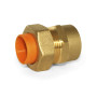 Муфта обжимная для газа латунная с резьбой ВР 25-1" мм Stahlmann EasyFix SSFG250001BGZ