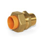 Муфта обжимная для газа латунная с резьбой НР 15-1/2" мм Stahlmann EasyFix SSMG1501/2BGZ