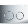 Кнопка смыва GEBERIT 115.085.KH.1 Omega 20 глянцевый хром/матовый хром