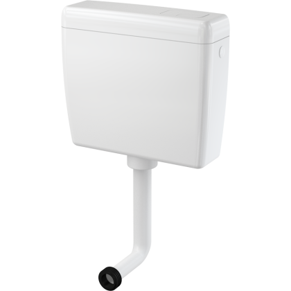 Пластиковый бачок для унитаза Alcaplast A93-3/8" ALCA UNI DUAL наружного монтажа