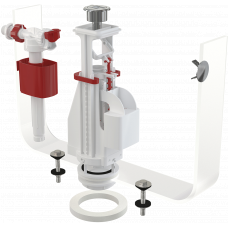 Комплект арматуры для бачка унитаза Alcaplast SA08A 1/2" CHROM