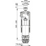 Сливной механизм для бачка унитаза Alcaplast A05-CHROM