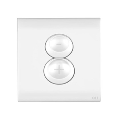 Кнопка смыва пневматическая, двойная OLI Easy Dual 11640 белая — 011640