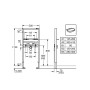 Система инсталляции для раковины GROHE Rapid SL 38554001 (1,13 м) со звукоизоляцией