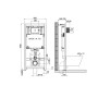 Инсталляция OLI 80 300573pSA00 с кнопкой Salina