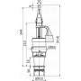 Сливной механизм для бачка унитаза Alcaplast A06E