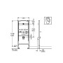 Инсталляции для писсуара GROHE Rapid SL 38517001 (1,13 м - 1,3 м), без смывного устройства