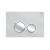 Кнопка смыва РЕХАУ Orb Glass белая, клавиши и их контур хром 19102901001