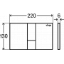 Кнопка смыва Viega Prevista Visign for Style 24 773267 хром