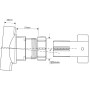 Врезка в трубу McAlpine BOSSCONN110-50-GR 110х50мм
