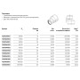 Переход канализационный Rehau 90 х 75 | Raupiano Plus 11233241001