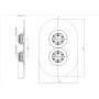 HL800.2/40-50 Сдвоенная эластичная гидроизоляционная мембрана DN40-50