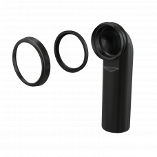 Колено стока, комплект DN90 Slim Alcaplast M968